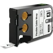 Dymo, DYM1868806, XTL Flexible Cable Wrap Label Cartridge, 1 Each, White