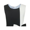 thumbnail image 4 of Girls Dress Color Block Contrast White Black Bow Tie 5, 4 of 8