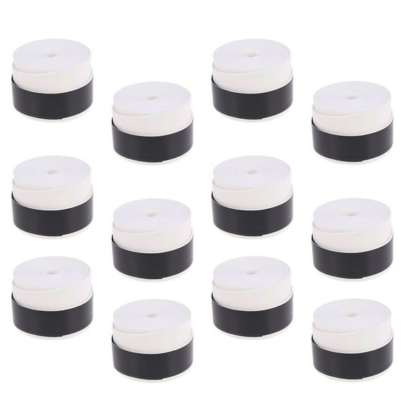 FUEENIRVA 12Pcs Sweatband Grip Tapes Tennis Racquet Overgrip for Players Who Sweat Easily 11.8x1Inch