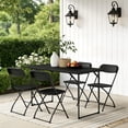 thumbnail image 6 of WASUHE 4 Foot Folding Table, Lightweight Adjustable Height Camping Table with Non-Slip Legs, Indoor/Outdoor Essential, Grill, Events, Party, Black, 6 of 11