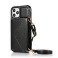 thumbnail image 2 of Women Crossbody Wallet Phone Case for iPhone 15 Pro with Lanyard Shoulder Strap Card Holder, 2 of 6