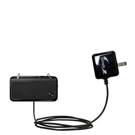 Gomadic Intelligent Compact AC Home Wall Charger suitable for the Motorola TX500 89494N - High output power with a convenient, foldable plug design -