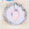 thumbnail image 4 of Fast and Good Gorro de baño elástico impermeable con dibujos animados para mujeres, niñas y niños, paquete de 3 unidades (panda+elefante+león), 4 of 5