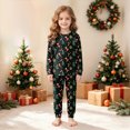 thumbnail image 5 of sdbrld Unisex Christmas Pajama Outfits Kids Boys and Girls PJs Pants and Long Sleeve Top Matching Cute Set 2 Piece Holiday Xmas Sleepwear AG Sizes 7-8 Years, 5 of 9