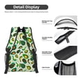 thumbnail image 4 of Salouo Green Avocado (2) Print Laptop Backpack 16.5'' Daypack Carry On Backpack for Men Women Outdoor Bag Laptop Sleeve and Dual for Weekender/Business/Hiking-One Size, 4 of 6