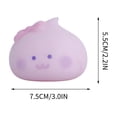 thumbnail image 1 of HWRETIE Dumpling Squishy Stress Ball Soft Squeeze Decompression Tools, 1 of 5