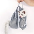 thumbnail image 6 of Olurrsia Cat Bathing Bag Anti-Bite and Anti-Scratch Cat Grooming Bag for Bathing, Nail Trimming, Medicine Taking,Injection,Adjustable Multifunctional Breathable Restraint Shower Bag(Green), 6 of 7