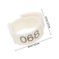 thumbnail image 2 of unbranded 100Ud Anillos Para Patas De Pollos Fácil De Para Gestión Y Cría En Casa, 2 of 6