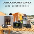 thumbnail image 4 of MARBERO Estación de energía portátil de 88 Wh para camping, batería de litio, generador solar de carga rápida con salida de CA, banco de energía máxima de 120 W (panel solar opcional) para respaldo en, 4 of 5