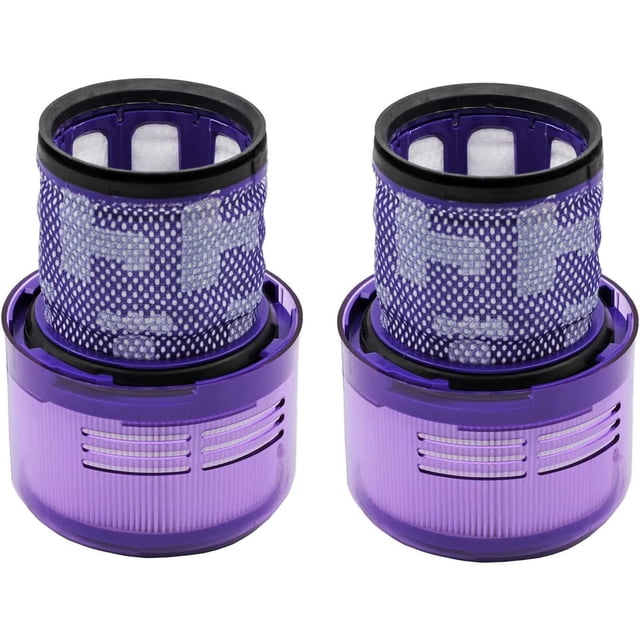 Fictezlove Filtro para Dyson V11 V15, filtro de repuesto lavable para aspiradora Dyson V15 V11 SV14 Cyclone Animal Absolute Total Clean, reemplaza # DY-970013-02 y 97001302 (paquete de 2)