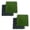 Black, variant on Lynono 4Pcs Realistic Grass Turf Tile Interlocking Square Artificial Grass Mat Flooring Decoration Pad for Garden Indoor Outdoor