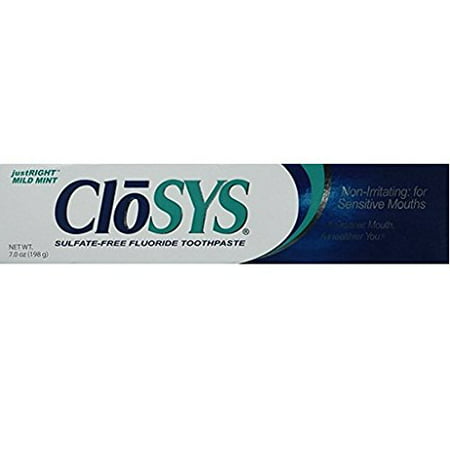 CloSYS Sulfate-Free Fluoride Toothpaste Eliminates Bad Breath - Mild Mint 2