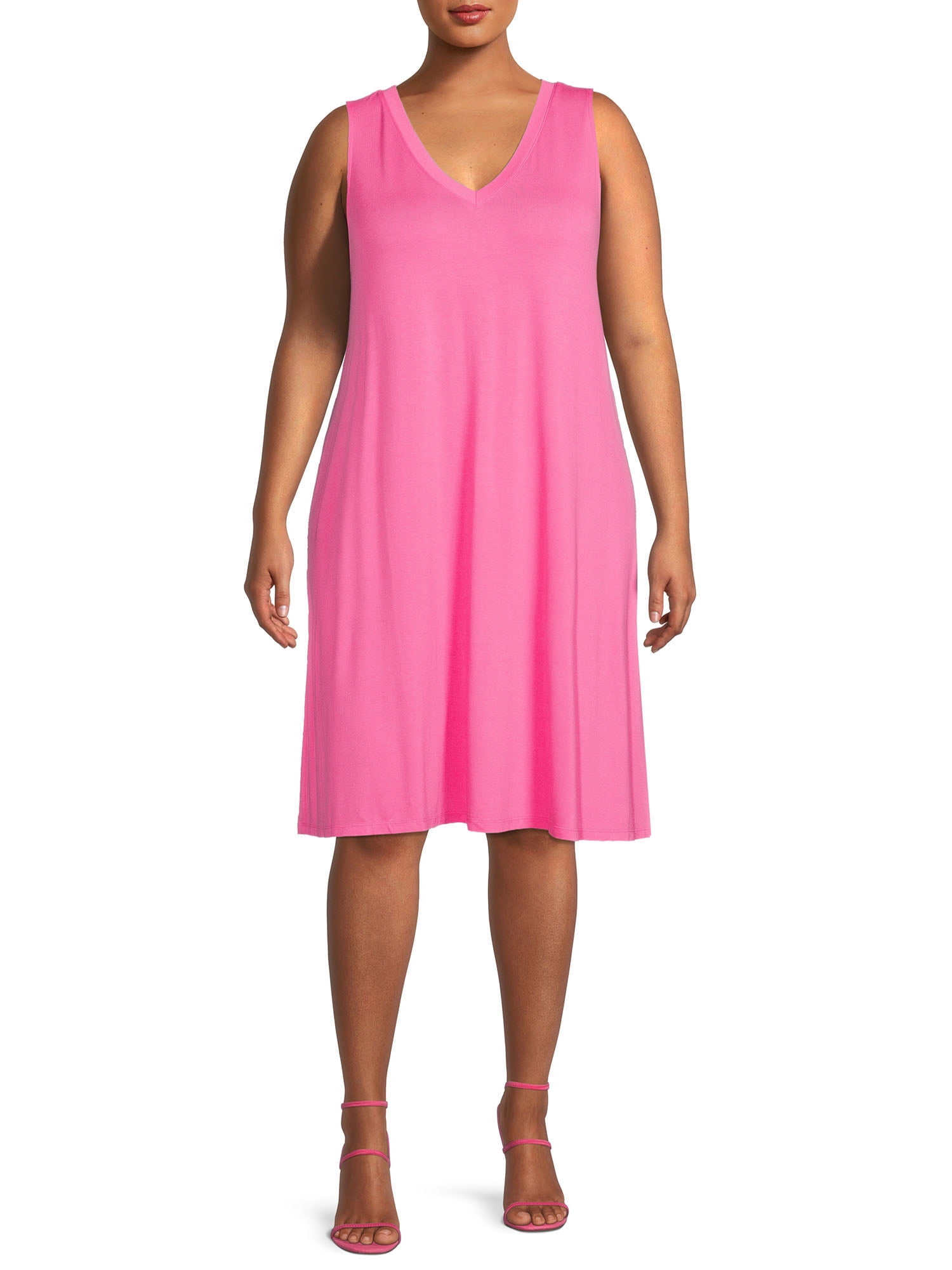 pink dresses at walmart