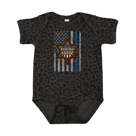 

Inktastic Sheriff Uncle Law Enforcement Support Gift Baby Boy or Baby Girl Bodysuit
