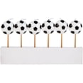 thumbnail image 3 of Soccer Ball Birthday Candles, 6ct, 3 of 5