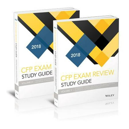 Wiley Study Guide for 2018 CFP Exam Complete Set