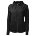 thumbnail image 2 of Women's Cutter & Buck Black Southern Illinois Salukis Adapt Eco Knit Hybrid Recycled Full-Zip Hoodie, 2 of 3