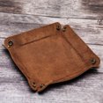 thumbnail image 3 of Coffret de Rangement de Bureau en Cuir de Vachette Rétro pour Chevaux Fous, 3 of 5