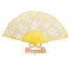 thumbnail image 2 of Dulce Rosa Lentejuelas Encaje Flores Mano Ventilador Fan Boda Mano Ventilador jinwen  Ventilador de mano, 2 of 7