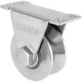 thumbnail image 4 of 2 Packs 2 Inches Groove Wheel Pulley, 304 Stainless Steel V-groove Track Wheel, Heavy Duty V-type Groove Wheel, Max Load-bearing Capacity 440 Lbs--, 4 of 4