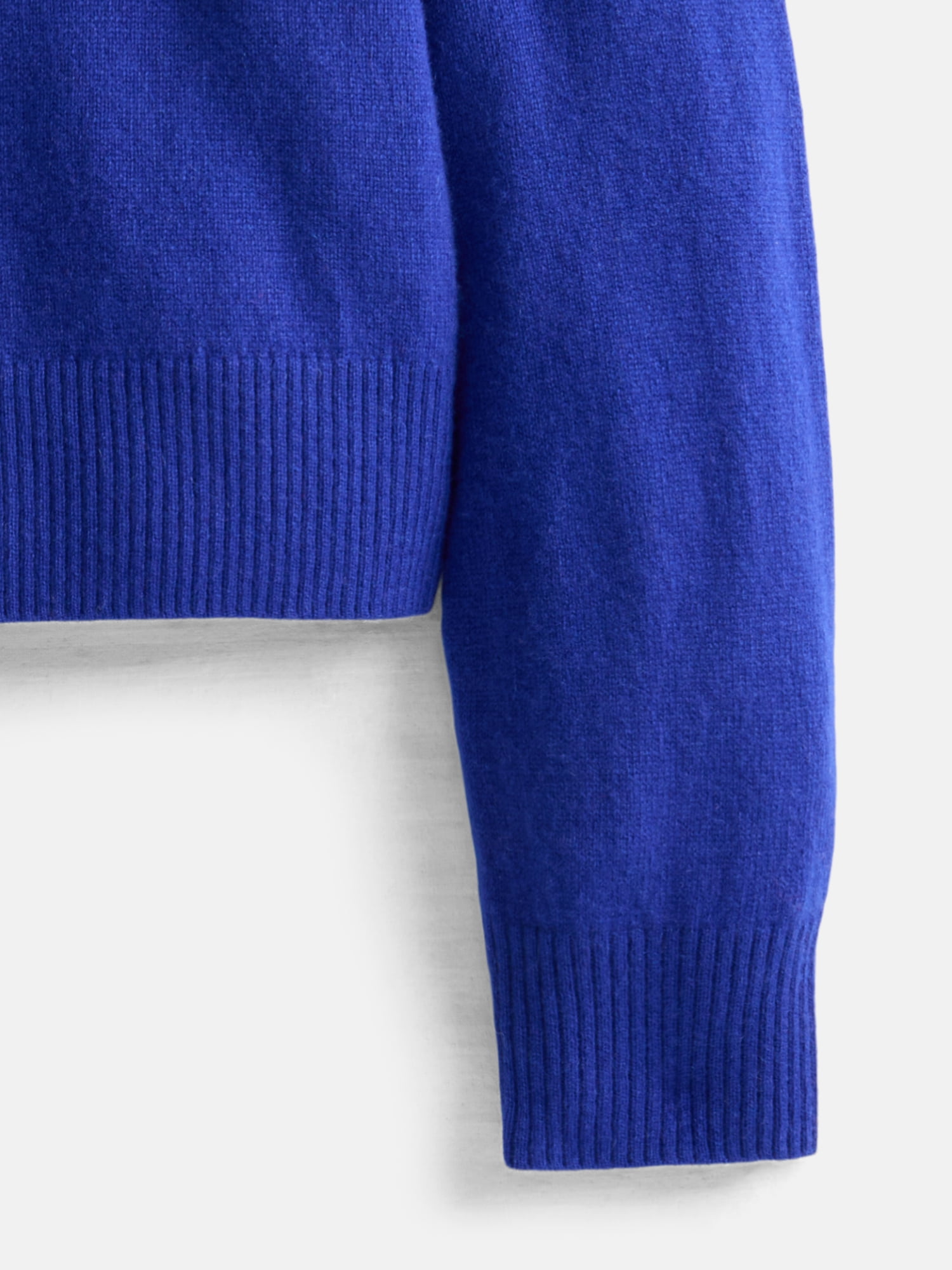 Free Assembly Girls and Toddler Cashmere Sweater with Puff Shoulder Sleeves, Sizes 2T-5T and 7/8-10/12
