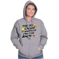 thumbnail image 4 of 80's Called Wants Its Free Time Back Zip Up Hoodie Men's Women's Brisco Brands S, 4 of 6