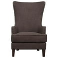 thumbnail image 3 of Bowery Hill Accent Chair in Chocolate, 3 of 10
