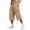 Mens Pants Khaki, variant on Mens Athletic Capris Pants Multi-Pockets Drawstring Elastic Waist Casual Workout Sports Shorts Fathers Gift