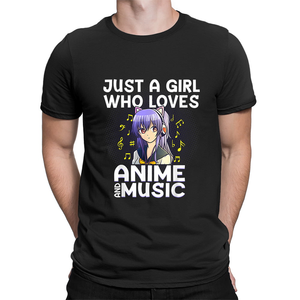 Envmenst Anime Art For Women Teen Girls Anime Merch Music Anime Lover Gift  T-Shirt For Men Cotton Oversized Top 