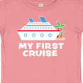 thumbnail image 4 of Inktastic My First Cruise with Cruise Ship and Palm Trees Boys or Girls Baby T-Shirt, 4 of 5
