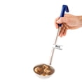 thumbnail image 2 of Met Lux 8 oz Stainless Steel Serving Ladle - with Blue Handle - 15" - 1 count box, 2 of 3