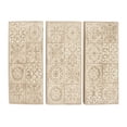 thumbnail image 5 of DecMode Set of 3 Rustic Fir Wood Wall Plaques, Brown, 5 of 5
