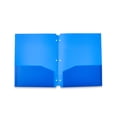 thumbnail image 3 of Pen+Gear 2-Pocket Poly Folders, Blue, 9.4" x 11.4", 50 Pack, 3 of 6