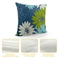 thumbnail image 4 of SHANXI  Outdoor Throw Pillow Covers Waterproof Spring Summer Geometric Elegant Blue Green Outdoor Pillow Covers for Patio Funiture Garden Couch 12x12in, 4 of 5