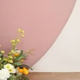 thumbnail image 5 of BalsaCircle 7.5 feet Dusty Rose Fitted Spandex Round Wedding Backdrop Stand Cover Wedding Party Event, 5 of 7