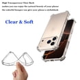 thumbnail image 4 of Njjex for iPhone 17 Clear Case with Tempered Glass Screen Protector–Military-Grade Drop Protection (MIL-STD-810G), Anti-Yellowing Shockproof Cover, Slim Fit 6.3"Full-Body Protection, 4 of 6