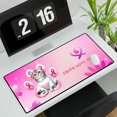thumbnail image 3 of Faith Love Hope American Shorthair Breast Cancer Awareness Survivor Desk Mat Full Keyboard Mouse Pad Cat Lover Kitten Owner Gifts Large Mousepad - 02017, 3 of 5