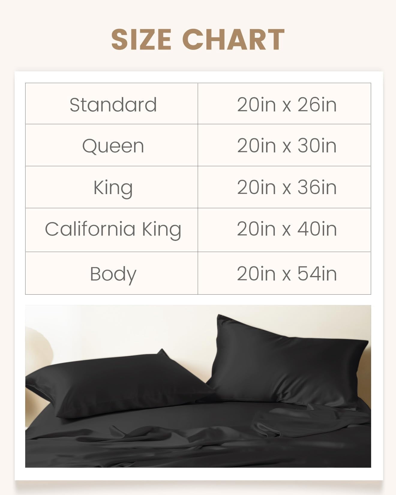 THXSILK 19 Momme Silk Pillowcase, Mulberry Silk Pillow Case with Hidden Zipper, Both Sided 100% Natural Mulberry Silk, Queen Size(20"x30"), Black