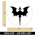 thumbnail image 2 of Flying Dragon with Wings Spread Self-Inking Rubber Stamp Ink Stamper - Brown Ink - Medium 1 Inch, 2 of 7