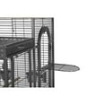 thumbnail image 5 of Prevue Pet Products Deluxe Parrot Play Top Birdcage, Black Hammertone, 5 of 12