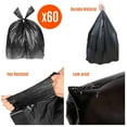 thumbnail image 5 of Dog Pooper Scooper, 7Pcs Set Poop Trash Can with Removable Inner Bucket, Long Handle Tray & Rake, 60 Waste Bags, Dog Waste Large Bin Waterproof for Outdoor, Backyard, Garden, 5 of 7