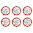 thumbnail image 1 of 6Pcs Disposable Cakes Paper Tray Day Cake Circle Birthday Paper Plates Round Cake Boards Dessert Plates Cardboard Circle Bases for Birthday Day, Type 4, 1 of 8