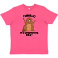 thumbnail image 3 of Inktastic Finally It's Groundhog Day Youth T-Shirt, 3 of 5