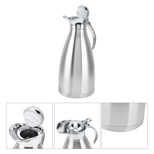 Cold Water Jug, Exquisite Stainless Steel Vacuum Insulation Bottle Anti-scald Double-layer For Tea For Coffee