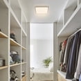 thumbnail image 5 of Modern elegant Dimmable 14" Square Flush Mount LED Ceiling Light , Stylish And Energy-Efficient Fixture Brushed Nickel Finished, For  Bedrooms, Kitchens, Living Rooms And Offices, 5 of 11