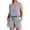 Light Gray, variant on JULMCOMO Linen Sets for Women 2 Piece Crew Neck Baggy Summer Tank Tops Drawstring Wide Leg Casual Summer Short Sets with Pockets Army Green 2XL