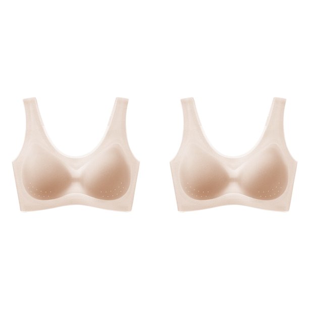 Sujetadores de 1/2 uds/3 uds para mujer, sujetador ultrafino sin aros sin costuras, Bralette transpirable para dormir, Sujetador deportivo, chaleco, ropa interior de talla grande M-7XL Tan Jianjun unisex