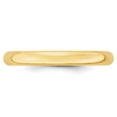 thumbnail image 2 of Auriga Fine Jewelry 14K Yellow Gold 3mm Lightweight Comfort Fit Wedding Band for Women Size 5, 2 of 5