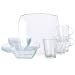 thumbnail image 3 of Gibson 130984.12RR Soho Lounge Dinnerware Glass, Clear - 12 Piece, 3 of 15