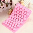 thumbnail image 3 of Silicone Mold Mini Heart Shape Silicone Ice Cube Molds Trays/chocolate Mold Pink Set Of Two, 3 of 5